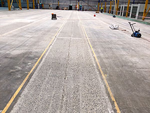 Upgrading a warehouse floor with FASTFLOOR-IT